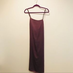madewell apron slip dress